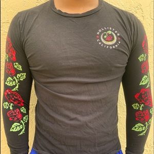 Black long sleeve Hollister